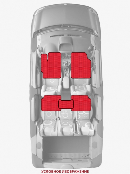 ЭВА коврики «Queen Lux» стандарт для Nissan GT-R