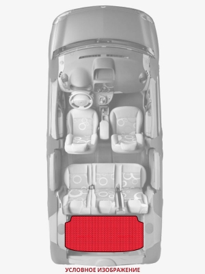 ЭВА коврики «Queen Lux» багажник для Honda Stepwgn (5G)